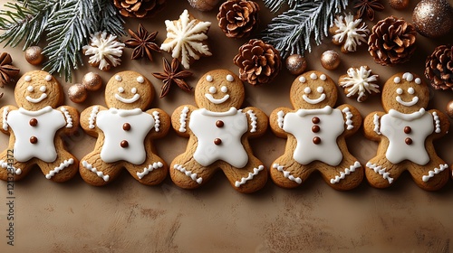 Gingerbread cookies border