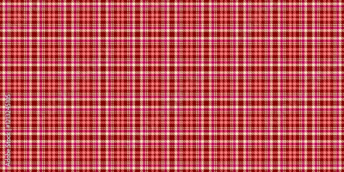 30s check plaid vector, blanket textile seamless fabric. Scenery pattern tartan background texture in maroon and bisque colors.