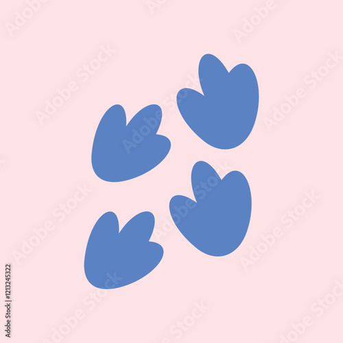 Flower petals icon. Flat design style eps 10. Flower icon isolated on white background for your web and mobile app design, Flower logo concept