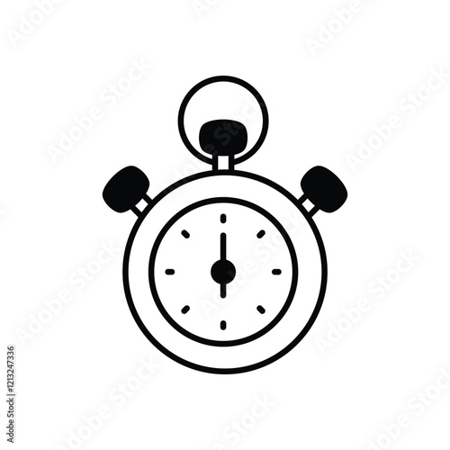 Stopwatch vector icon