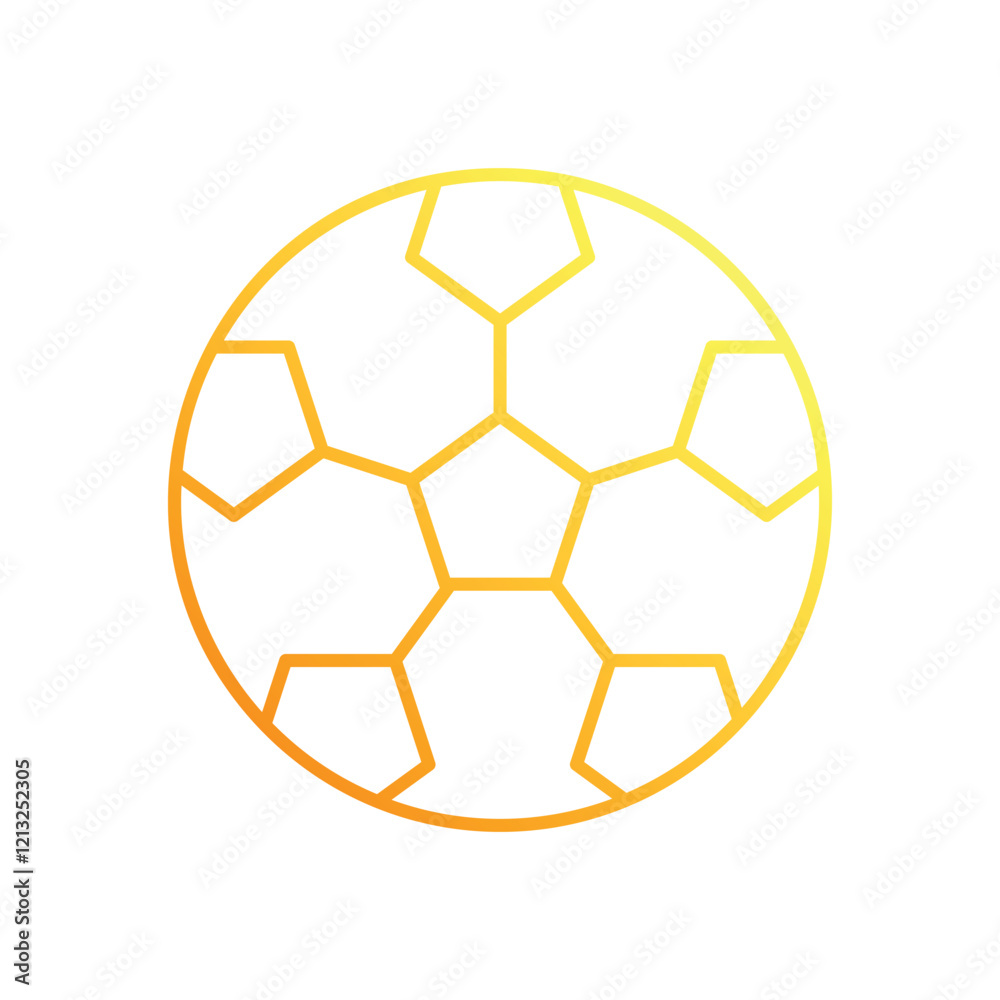 Fototapeta premium Football vector icon