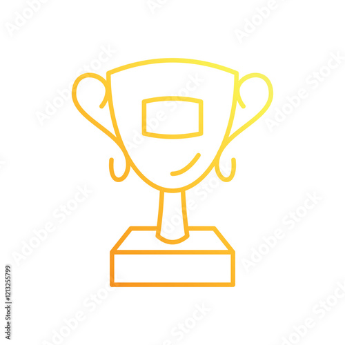Trophy  vector icon