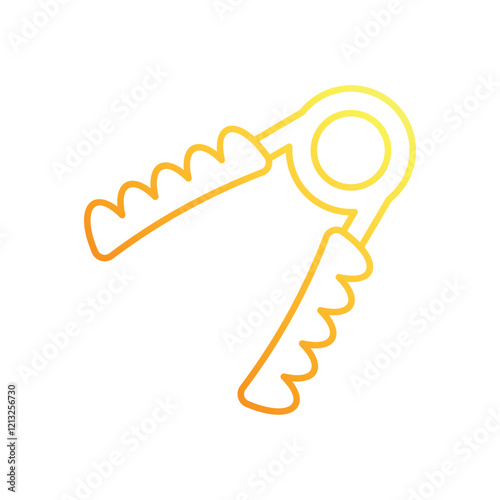 Hand Gripper vector icon