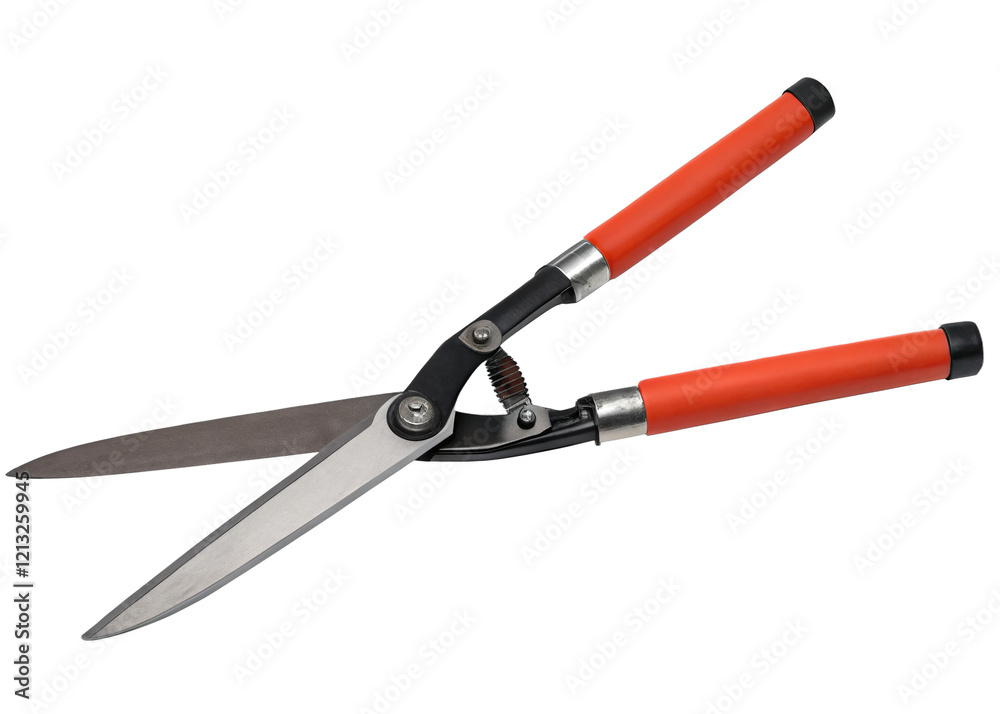 Hedge Shears isolated on a transparent background. Hedge Shears isolated on a transparent background.