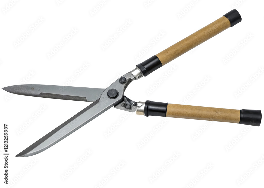 Hedge Shears isolated on a transparent background. Hedge Shears isolated on a transparent background.