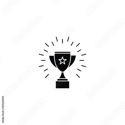 Classic Trophy Icons for Achievements and Awards