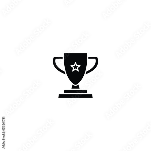 Classic Trophy Icons for Achievements and Awards