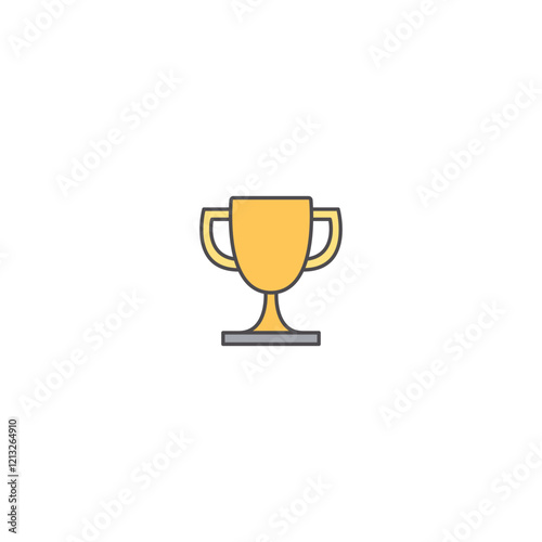 Classic Trophy Icons for Achievements and Awards