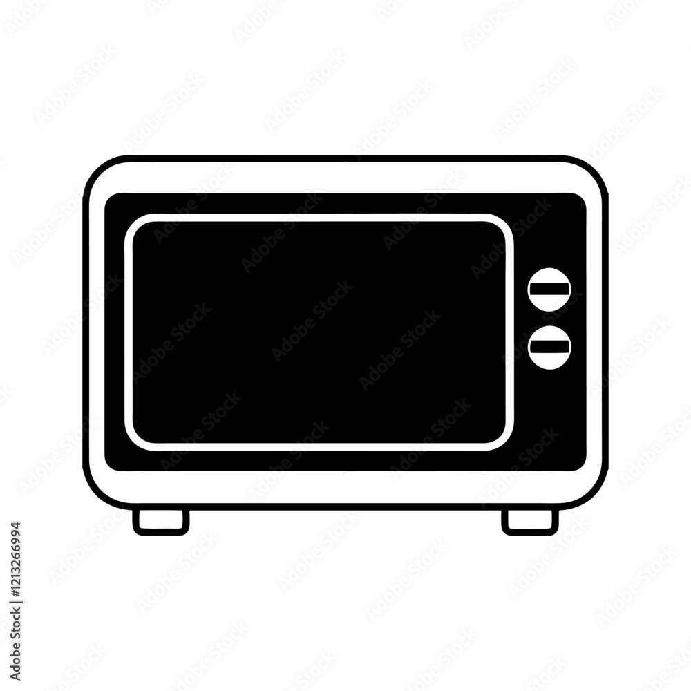microwave oven vector silhouette illustration design microwave oven vector silhouette illustration design