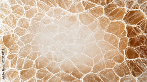 Intricate abstract design in beige and taupe tones, blending geometric lines with natural textures for a dynamic yet subtle background