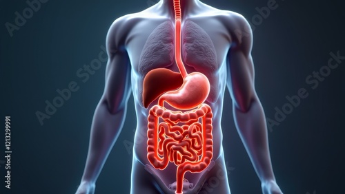The human body's digestive system