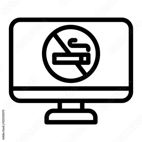 computer Line Icon