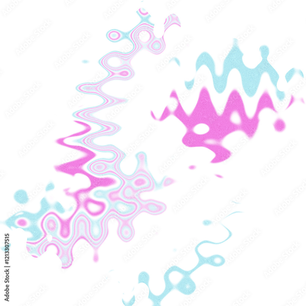 An abstract transparent wavy color blur design element. An abstract transparent wavy color blur design element.