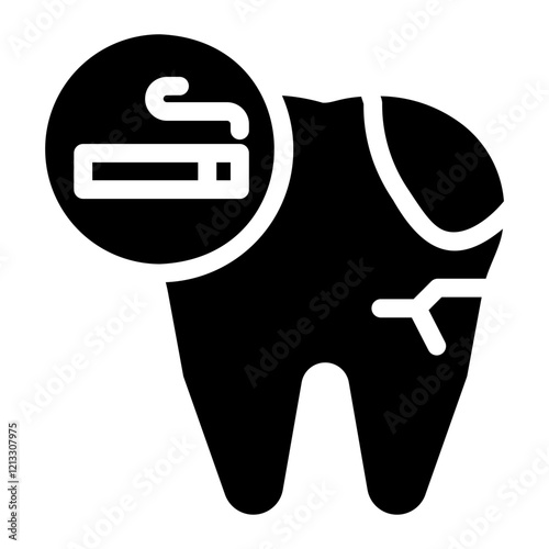 caries Solid icon
