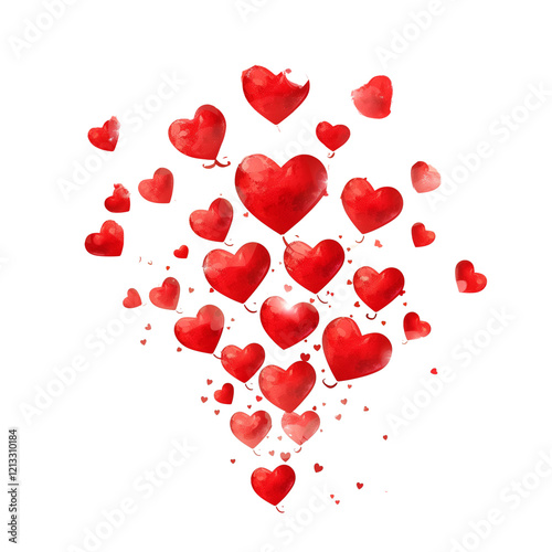 valentine hearts background