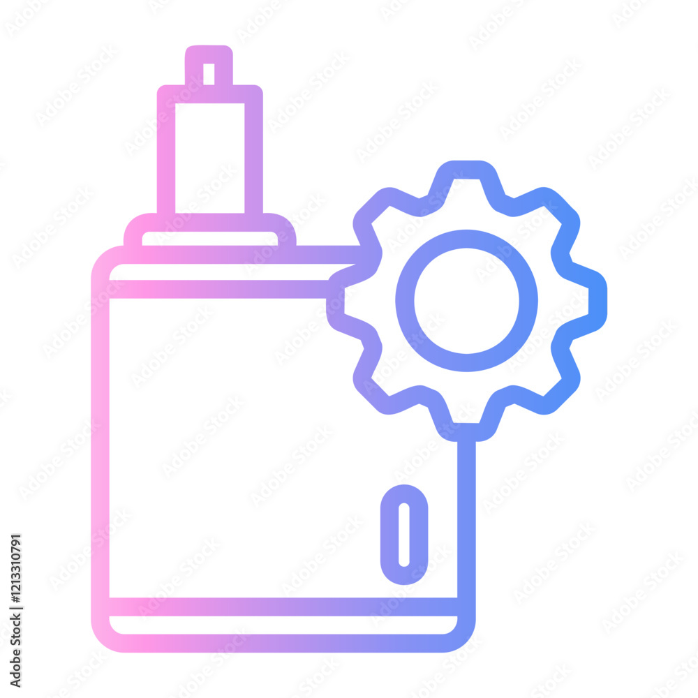 Obraz premium settings Line Gradient Icon