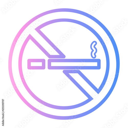 no Line Gradient Icon