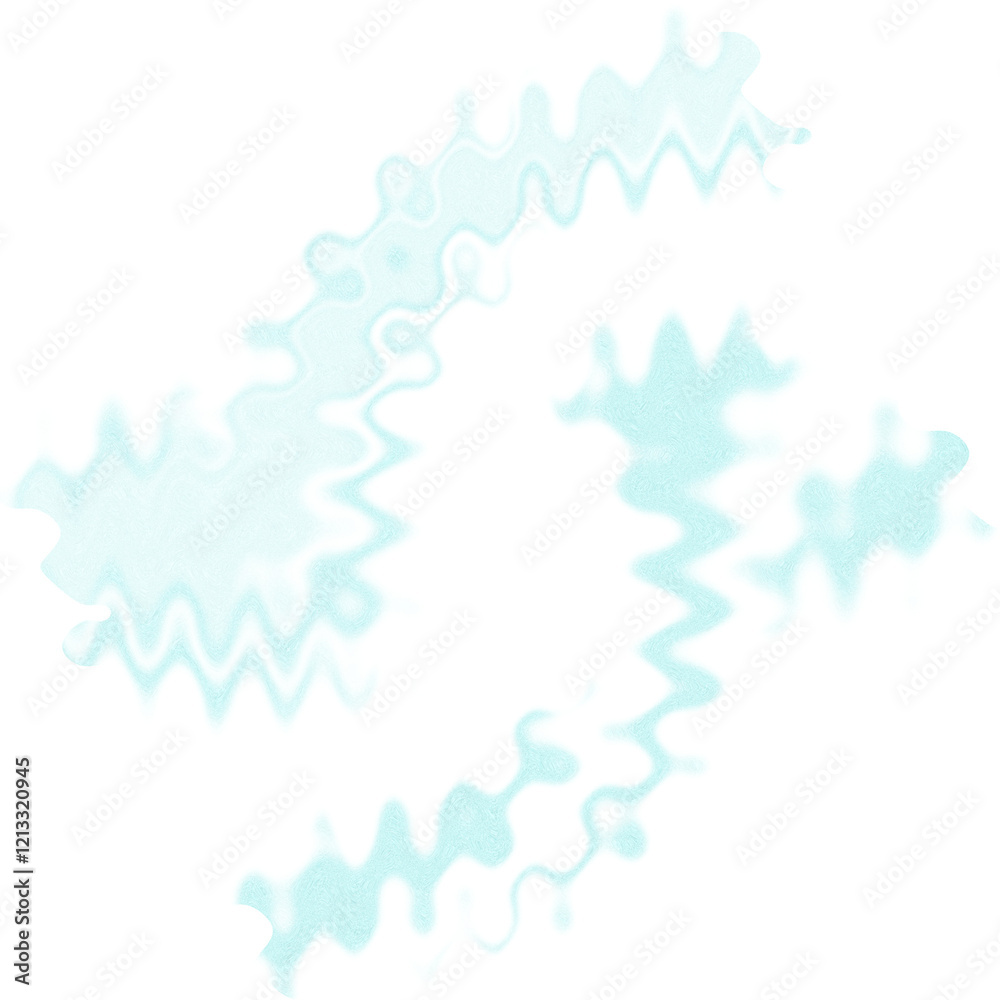 An abstract transparent wavy color blur design element. An abstract transparent wavy color blur design element.