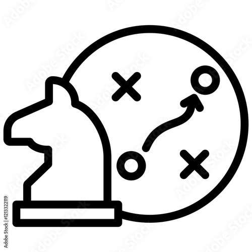 Strategy Outline Icon