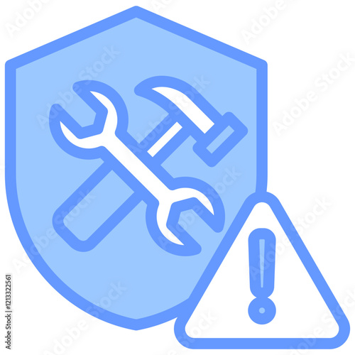 Preventive Maintenance Blue Icon