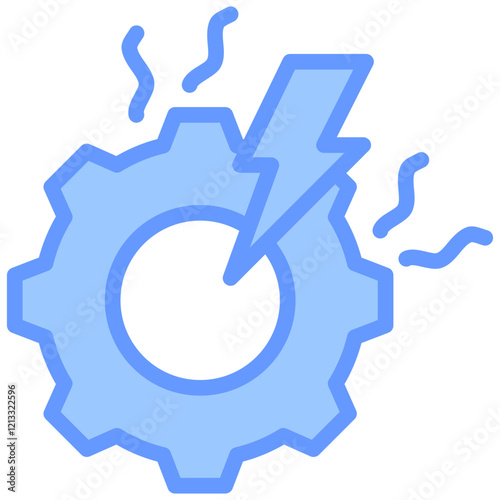Breakdown Blue Icon