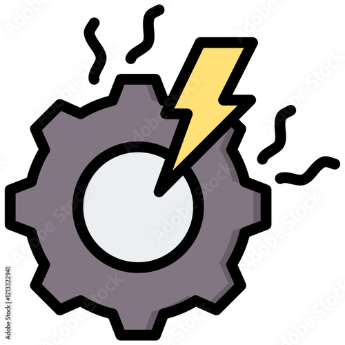 Breakdown Outline Color Icon