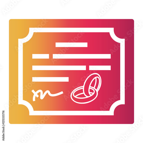 marriage Gradient icon