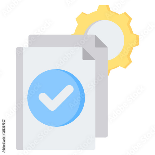 Project Completion Flat Icon