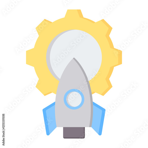 Future Project Flat Icon