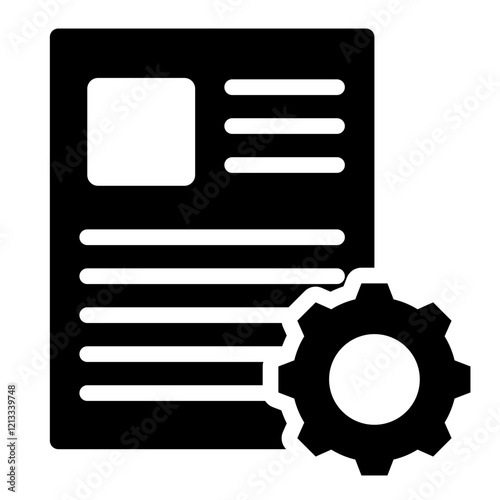 Project Documentation Glyph Icon