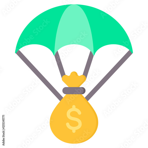 Bailout Flat Icon