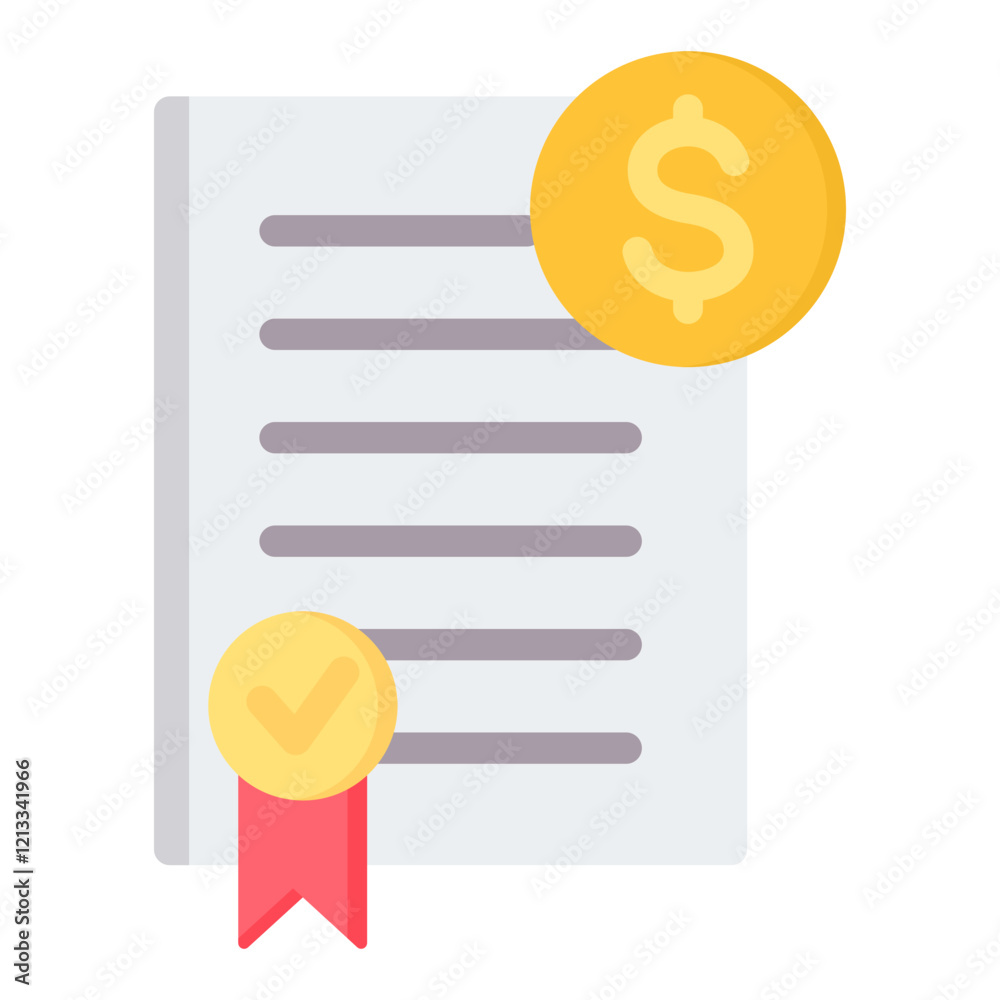 Financial Regulation Flat Icon Financial Regulation Flat Icon