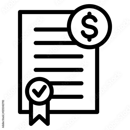 Financial Regulation Outline Icon