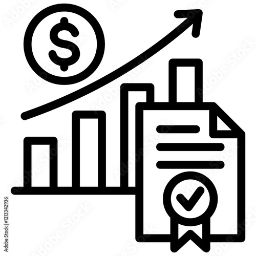Fiscal Policy Outline Icon