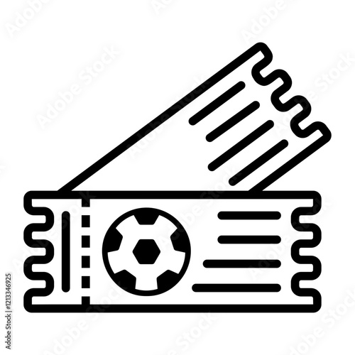 ticket Line Icon
