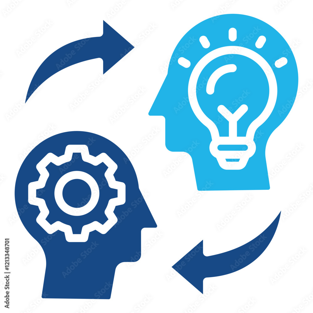 Knowledge Transfer Icon Element For Design Knowledge Transfer Icon Element For Design