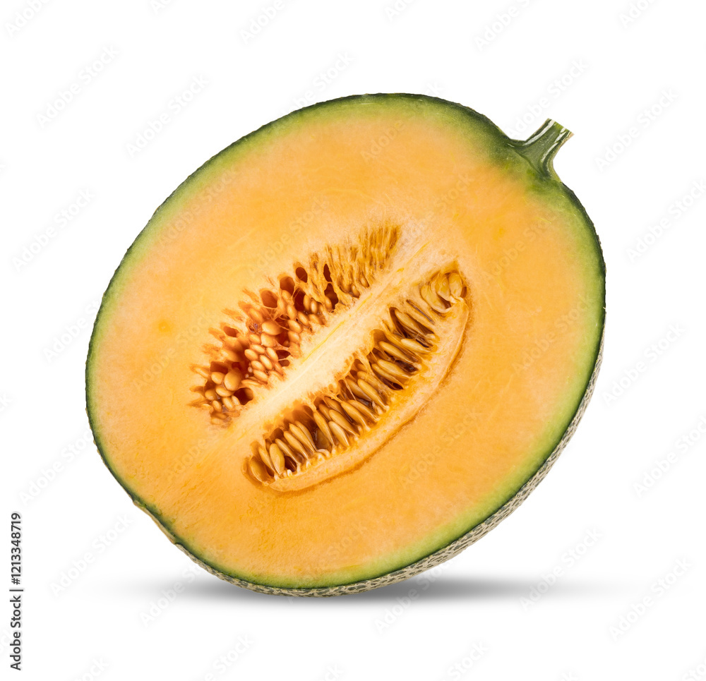 cantaloupe melon on transparent png cantaloupe melon on transparent png