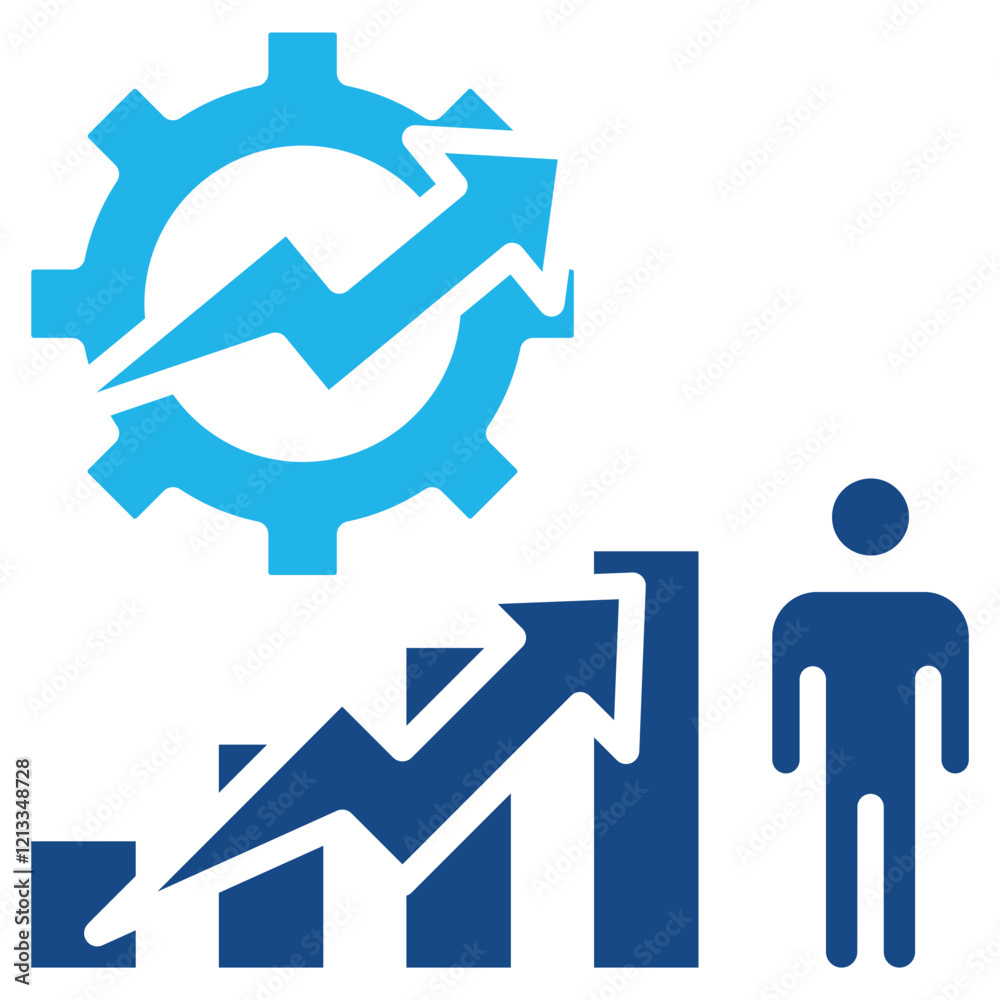 Personal Growth Icon Element For Design Personal Growth Icon Element For Design