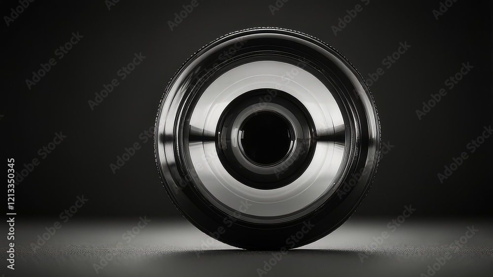 a distorted lens that only shows us what stands out the most, black and white background a distorted lens that only shows us what stands out the most, black and white background