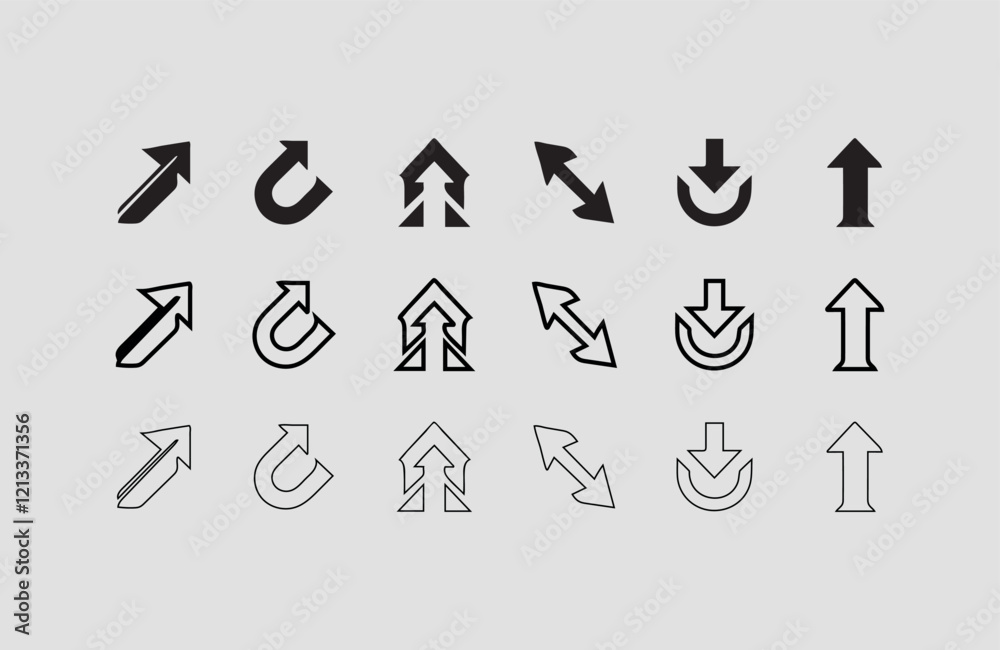 Arrow Line Designs for Speed and Direction Concepts Arrow Graphics for Motion and Navigation Design Arrow Line Designs for Speed and Direction Concepts Arrow Graphics for Motion and Navigation Design