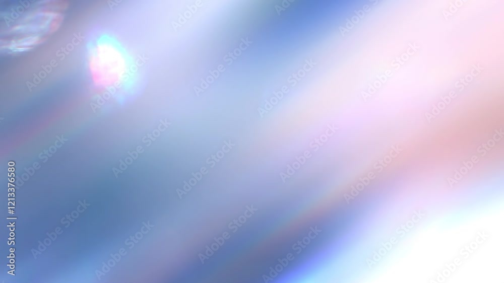 きらめく玉ボケと斜め方向のレンズフレアによる実写のライトリーク素材