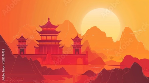 Freepik_mountains_ancient_chinese_architecture