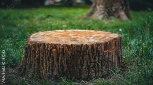 Tree Trunk: The dense and strong central part of a tree, used for lumber, building materials, or sculpted into ornamental carvings.
 photo