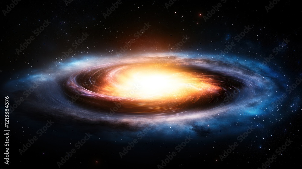 Fototapeta premium Spiral Galaxy in Deep Space