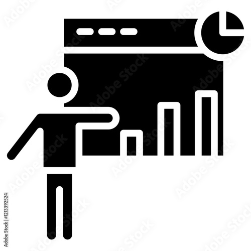 Interpretation glyph icon