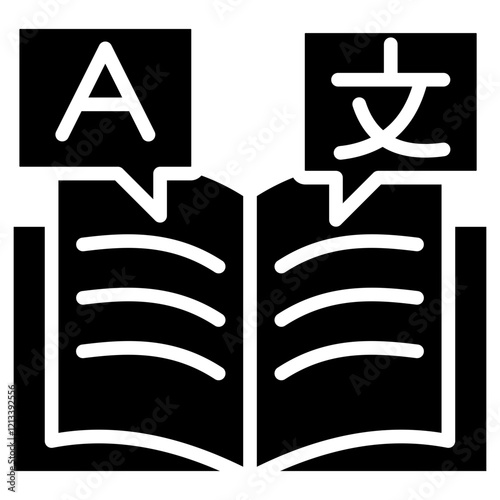 Foreign Language glyph icon