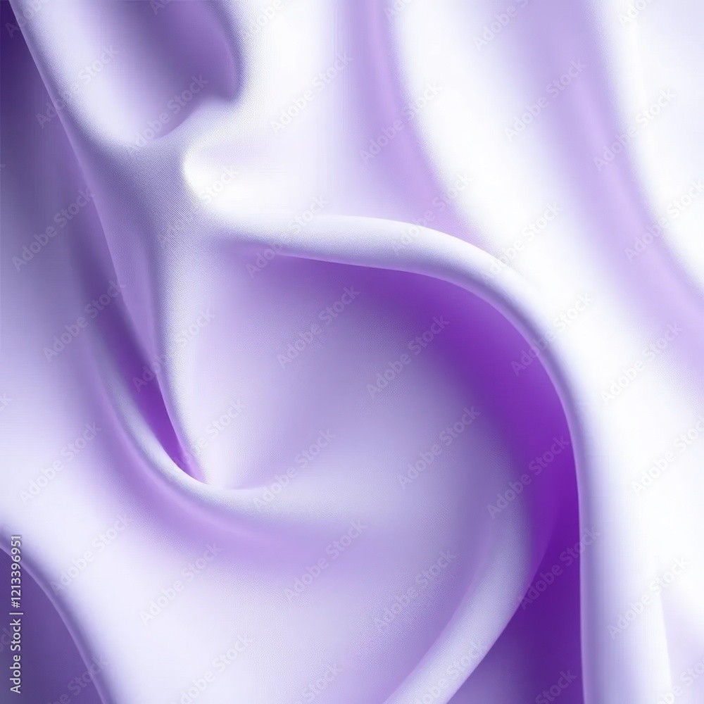Obraz premium minimalist composition of flowing purple fabric