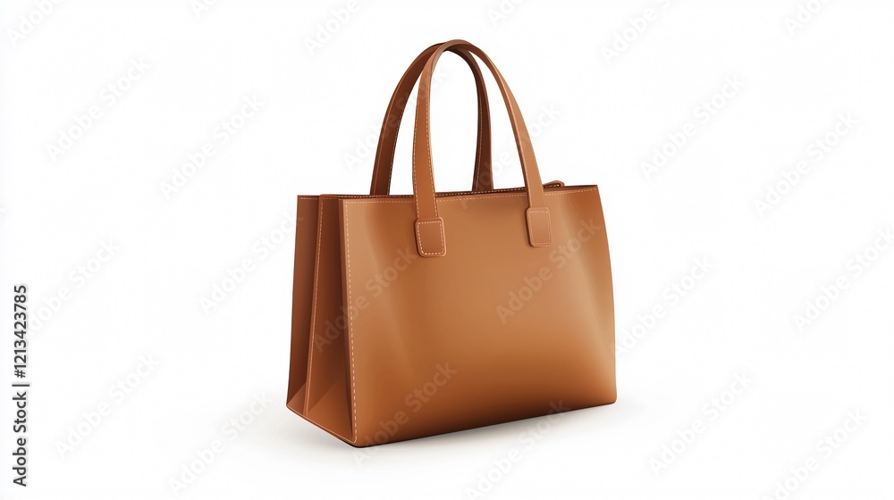 Stylish Handbag Accessory for Shopping with Wide Angle Center View