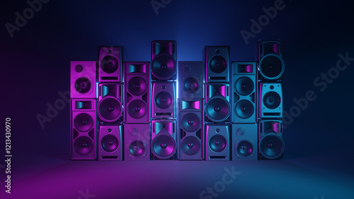 acoustic systems in ultraviolet light in fog
