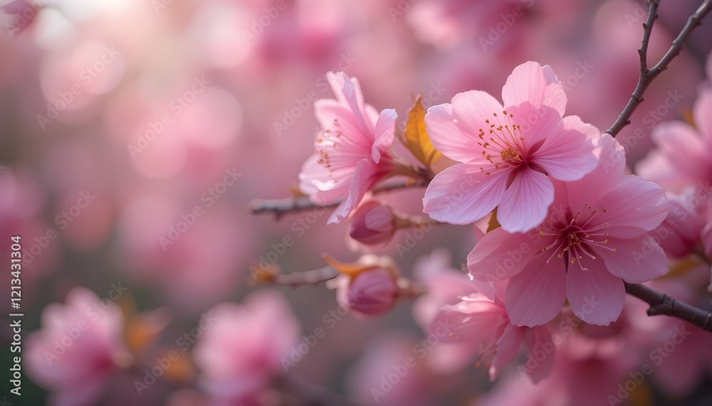 Japan in the spring with cherry blossoms Japan in the spring with cherry blossoms
